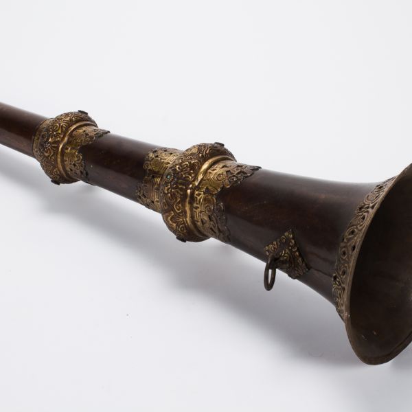 Tibetisches Horn ausziehbar auf ca. 1 Meter Länge