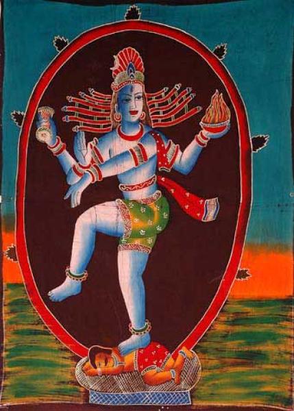 Wandbehang Shiva tanzend