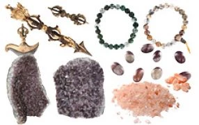 Dorjes, Kristalle, Steine, Mineralien, Schmuck